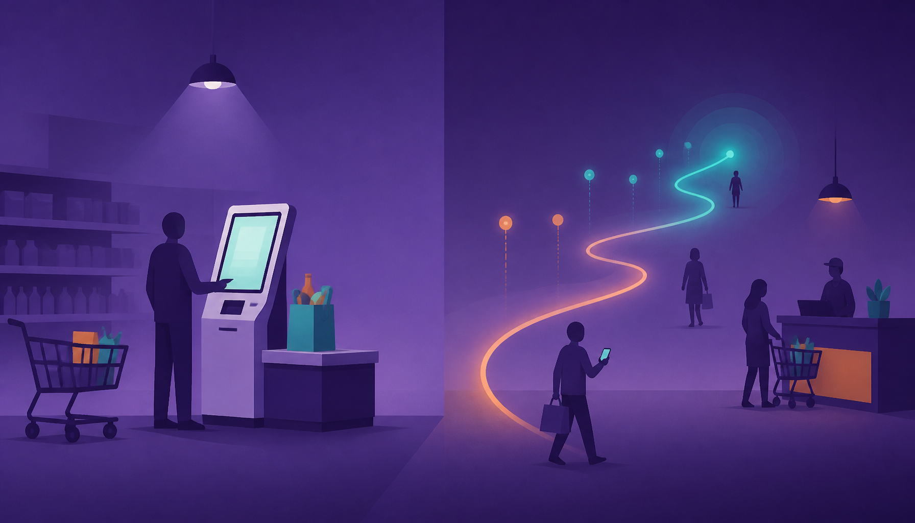 Self-checkout vs fila virtual: qual escolher no varejo